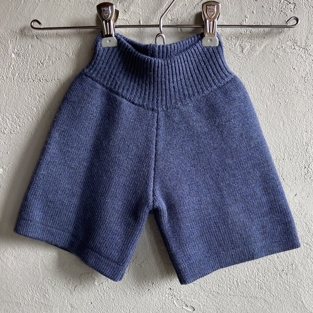 Sloomb Sustainablebabyish Medium Blue (Denim) Wool Shorties